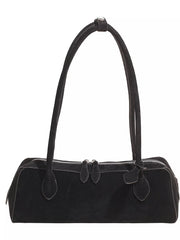 Solid Color Shoulder Bag