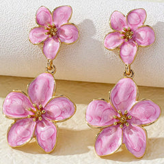Flower Dangle Earrings