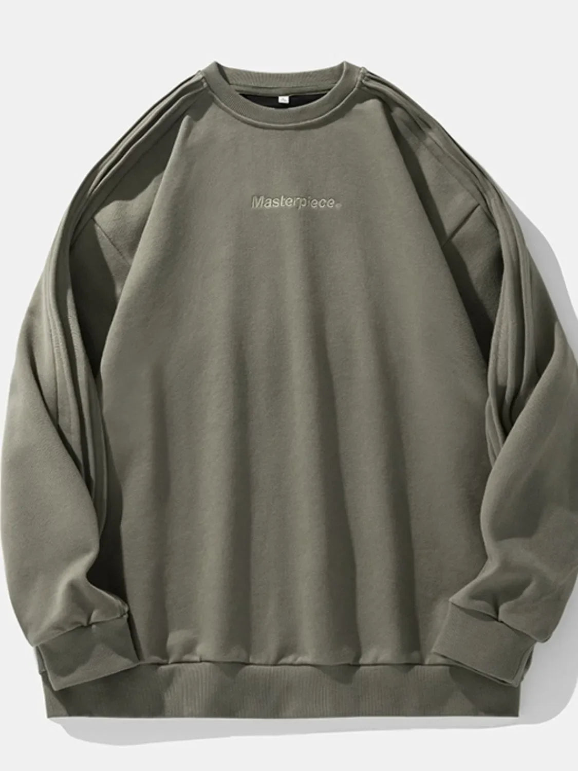 Men's Letter Round Neck Long Sleeve Sweatshirt