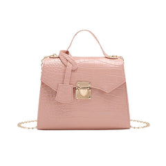 Street Fashion PU Crocodile Pattern Women's Handbag