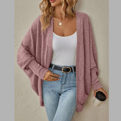 Cozy Oversized Open Front Knit Cardigan