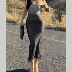 Gradient Tube Bodycon Midi Dress